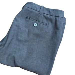 Brooks Brothers Lucia Fit Gray Wool Italian Fabric Dress Pants Trousers 6 Women